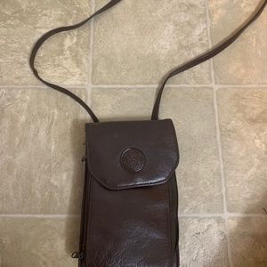 Vintage brown crossbody bag
